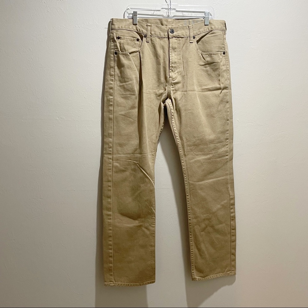 BULLHEAD Men’s Brown RINCON STRAIGHT Leg Jeans Five Pocket Cotton Size 36”X32”